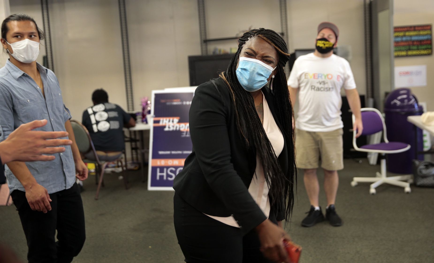 After historic win, Cori Bush sets sights on Congress